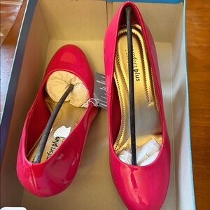 Comfort Plus by Predictions Women's Bright Pink Heels